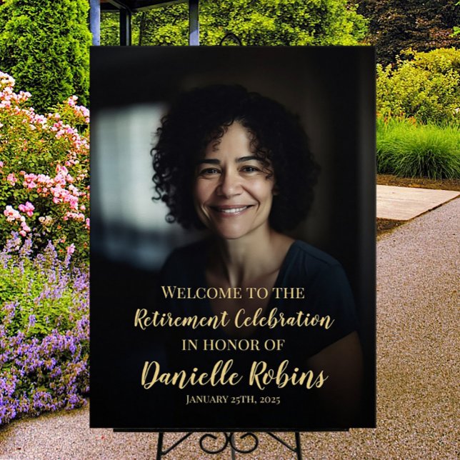 Póster Cartel de bienvenida del fiesta de Jubilación con  (Subido por el creador)