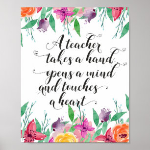 Póster Cartel de bienvenida del profesor Regreso a la esc