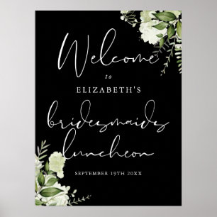 Póster Cartel de bienvenida para almuerzo de damas de hon