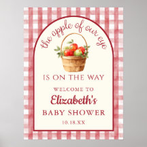 Cartel de Bienvenida para Baby Shower Neutral Manz