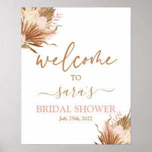 Póster Cartel de bienvenida para despedida de soltera con