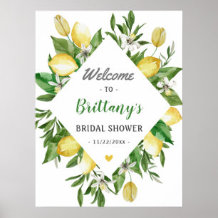 Póster Cartel de bienvenida para despedida de soltera ita