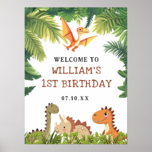 Póster Cartel de bienvenida para fiesta de cumpleaños con