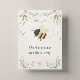 Póster Cartel de bienvenida para fiesta de cumpleaños de 