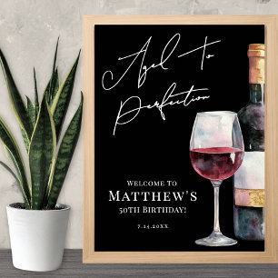 Póster Cartel de bienvenida para fiesta de cumpleaños Env