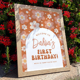 Póster Cartel de bienvenida para fiesta de cumpleaños Gro