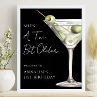 Cartel de bienvenida para fiesta de cumpleaños Tin