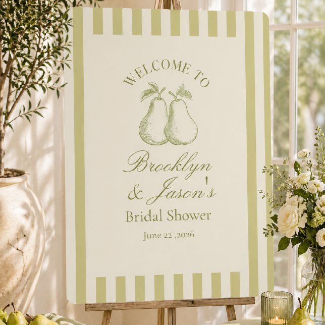 Póster Cartel de Bienvenida Perfect Pear para Despedida d (Subido por el creador)