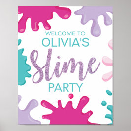 Póster Cartel de bienvenida personalizado para fiesta de 