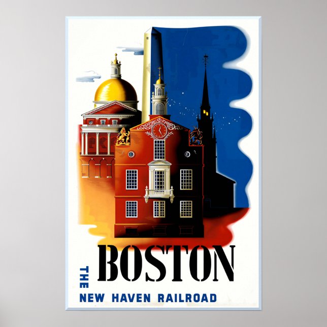 Póster Cartel de Boston  (Frente)