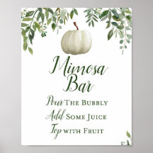 Cartel de Calabaza con Verdor, Cartel de Despedida