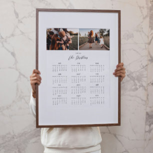 Póster Cartel de calendario de fotos 2025
