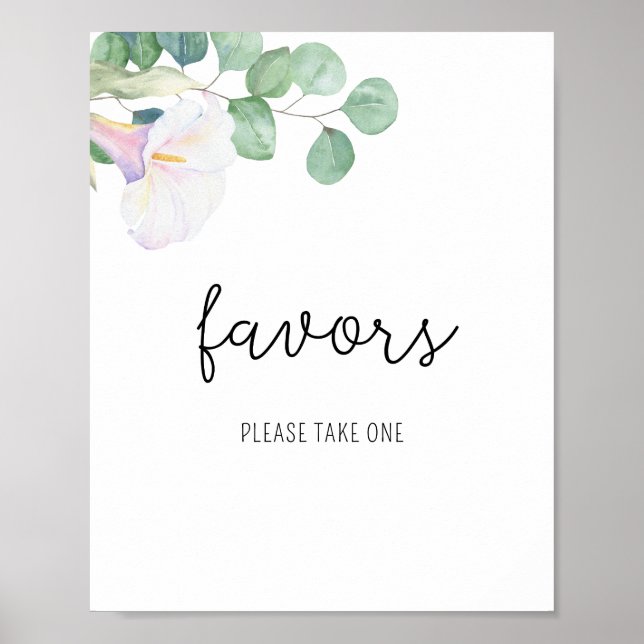 Póster Cartel de Calla - Favor, tome uno (Frente)