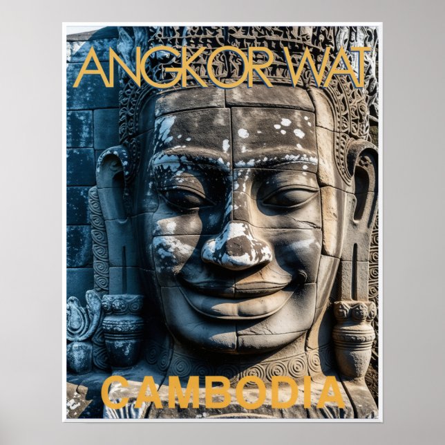 Póster Cartel de Camboya (Frente)