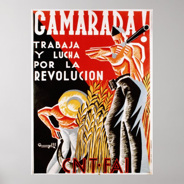 Póster Cartel de Camerada! [Camaradas poster] (Frente)