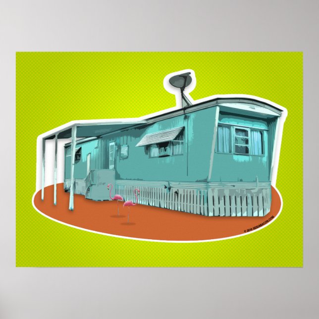 Póster Cartel de Casa Móvil (Frente)