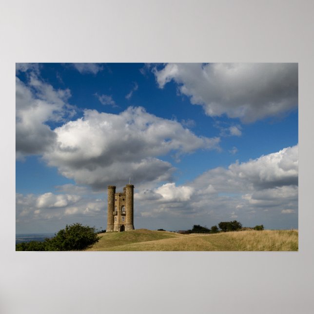 Póster Cartel de Clouds sobre Broadway Tower en los Cotsw (Frente)