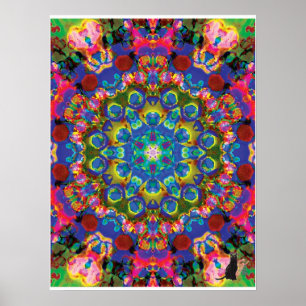 Póster Cartel de Collage Cinético Kaleidoscopio