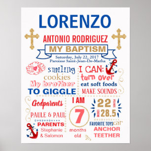 Póster Cartel de cristiandad nutical
