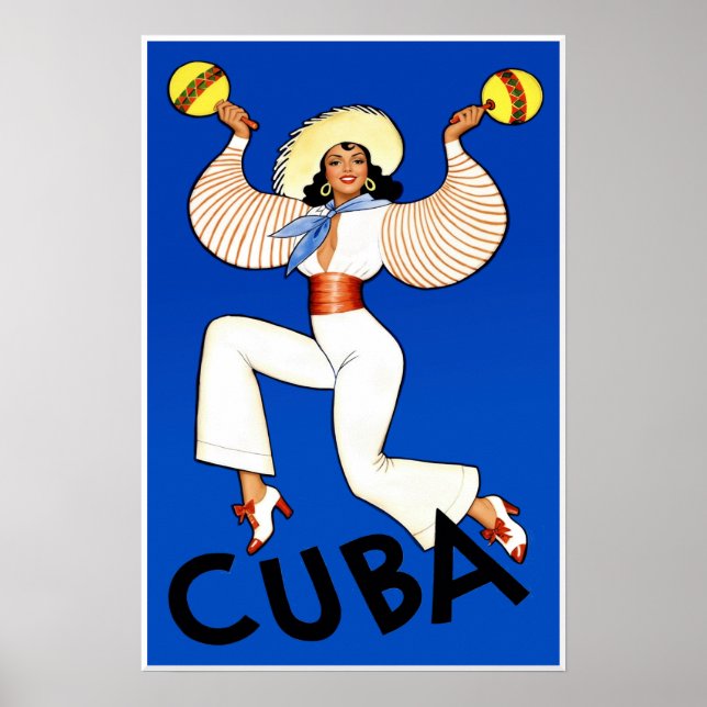 Póster Cartel de Cuba (Frente)