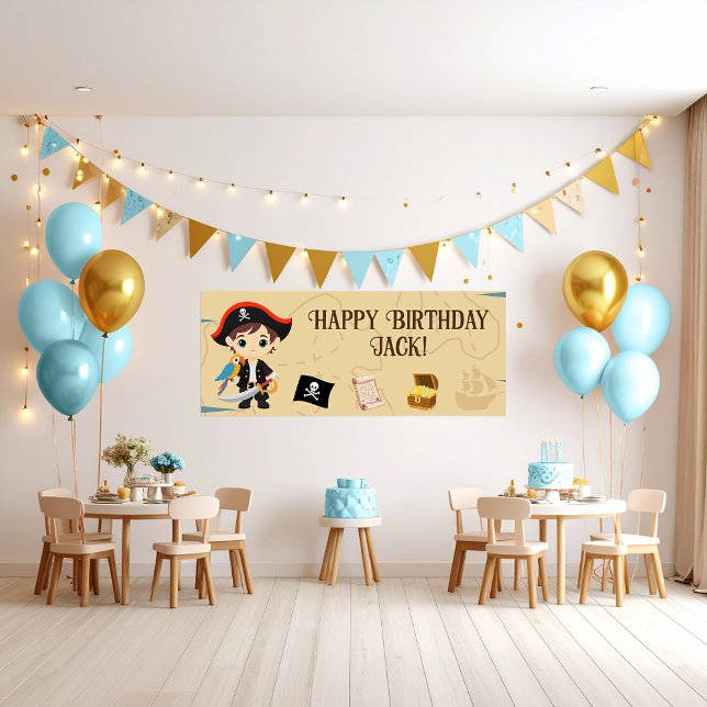 Póster Cartel de cumpleaños de Fiesta pirata (Subido por el creador)