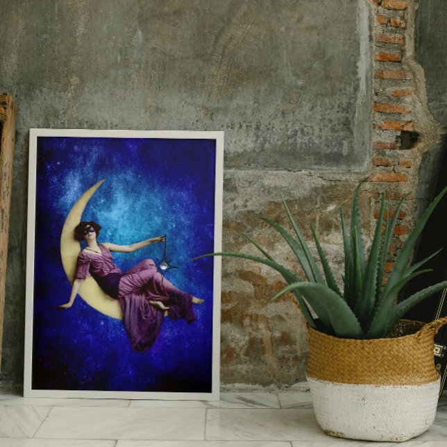 Póster Cartel de Dama en la Luna (Subido por el creador)