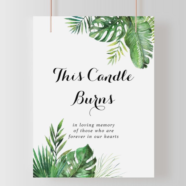 Póster Cartel de Destino Tropical Verde Esta Vela Arde (Subido por el creador)