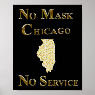 PÓSTER CARTEL DE DISTANCIAMIENTO SOCIAL DE CHICAGO