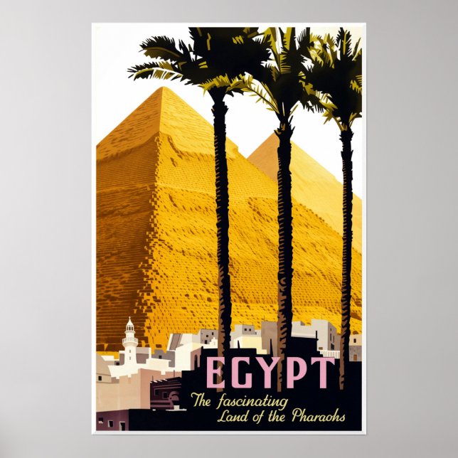 Póster Cartel de Egipto (Frente)
