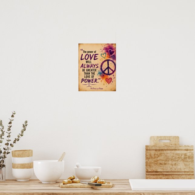 PÓSTER CARTEL DE EL PODER DEL AMOR (Cocina)