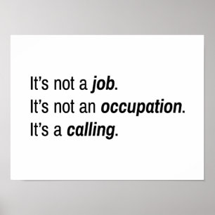 Póster Cartel de Es Una Vocación