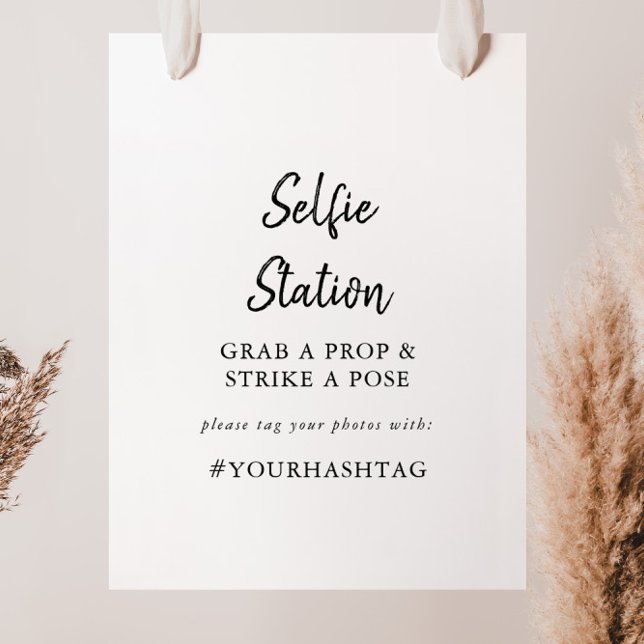 Póster Cartel de estación de selfie moderna (Subido por el creador)