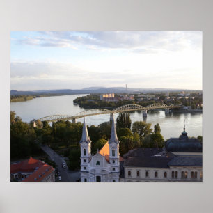 Póster Cartel de Esztergom Hungría