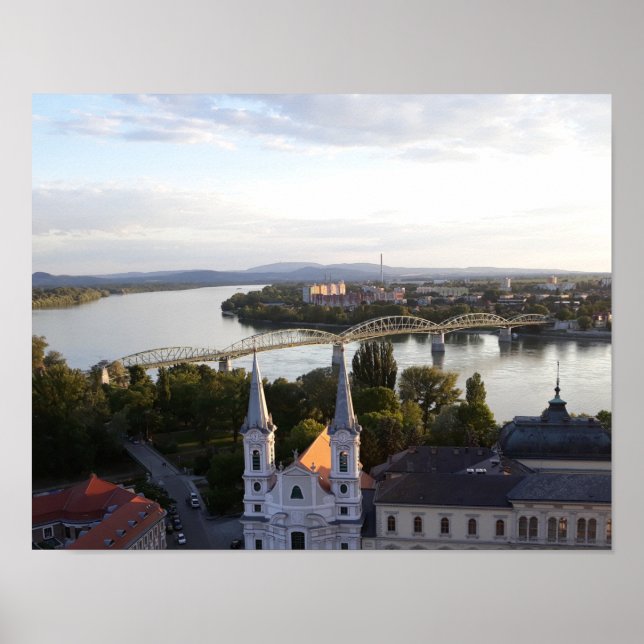 Póster Cartel de Esztergom Hungría (Frente)