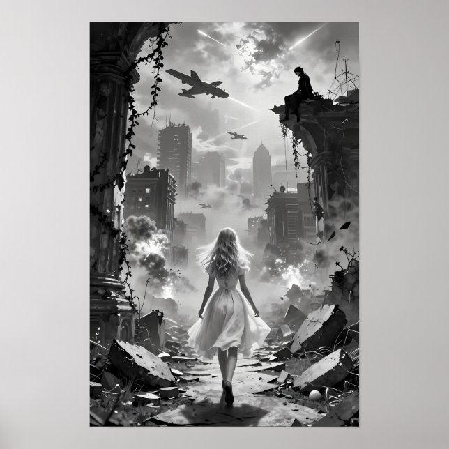 Póster Cartel de Fallen Dreamland y Quiet Courage (Frente)