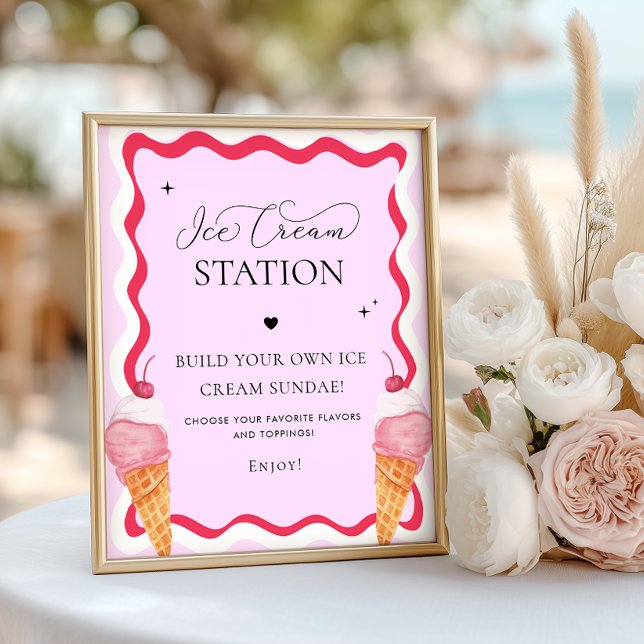 Póster Cartel de Fiesta Estación de Helados Recogidos (Subido por el creador)