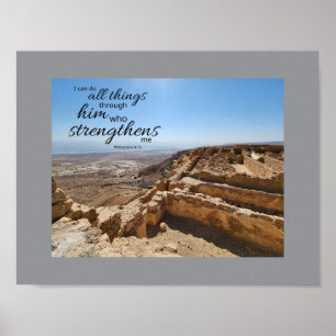 Póster Cartel de Filipenses 4:13