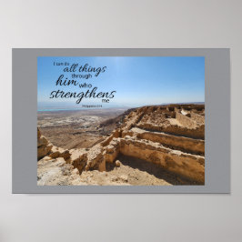 Póster Cartel de Filipenses 4:13