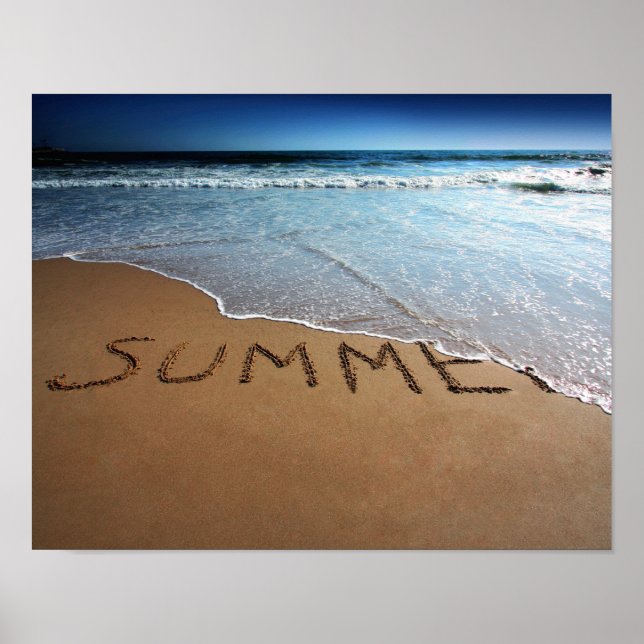 Póster Cartel de fin de verano (Frente)