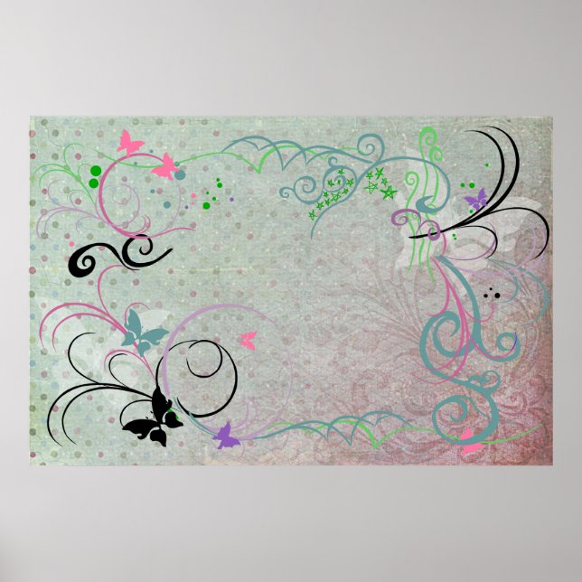 Póster Cartel de fondo para mascarada (Frente)