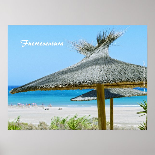 Póster Cartel de Fuerteventura (Frente)