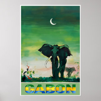 Póster Cartel de Gabón