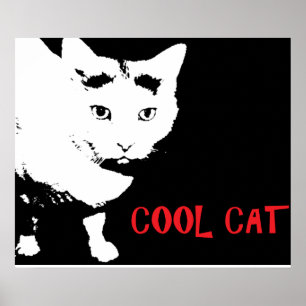 PÓSTER CARTEL DE GATO GENIAL