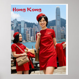 Póster Cartel de Hong Kong