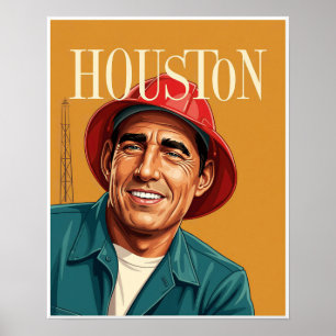 Póster Cartel de Houston