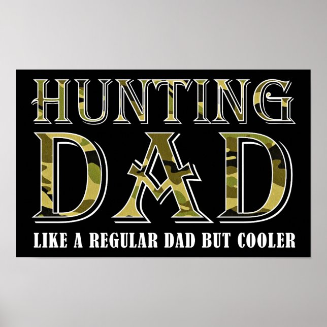 Póster Cartel de Huning Dad Funny (Frente)