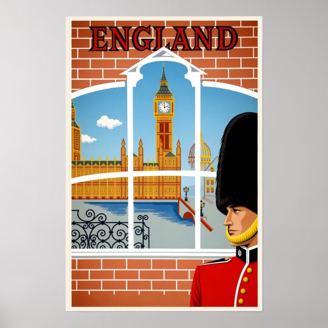 Póster Cartel de Inglaterra (Frente)
