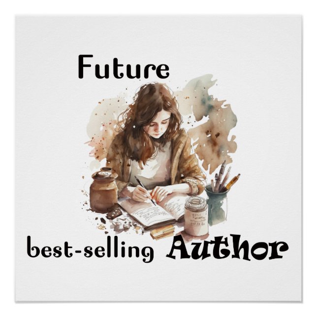 Póster Cartel de inspiración para escritores Regalo para  (Anverso)
