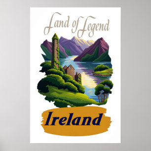 Póster Cartel de Irlanda