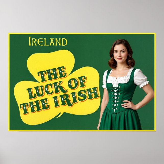Póster Cartel de Irlanda  (Frente)